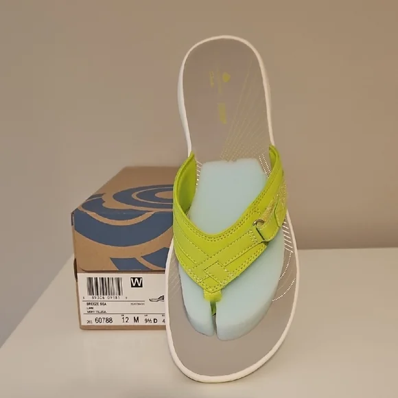 Clarks LIME sandles - Picture 1 of 3